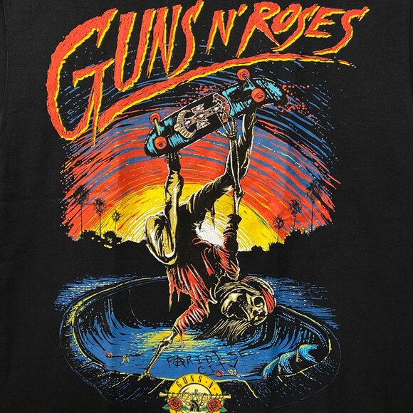 Guns N Roses Skate Appetite For Destruction Album T-Shirt Medium - Picture 2 of 4